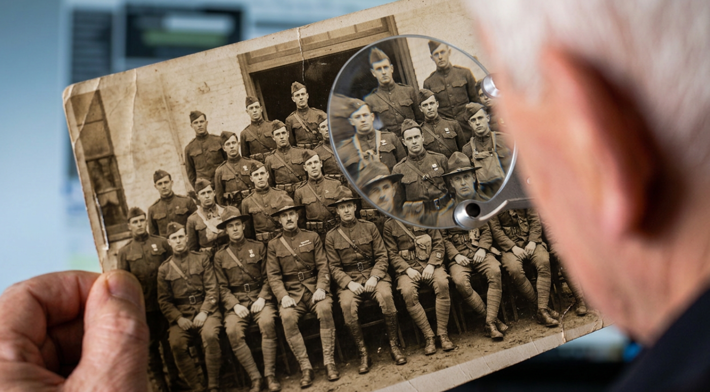 Genealogical research honoring veterans and preserving military service records