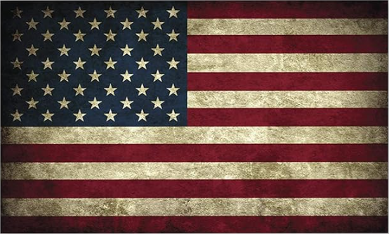 Distressed American Flag